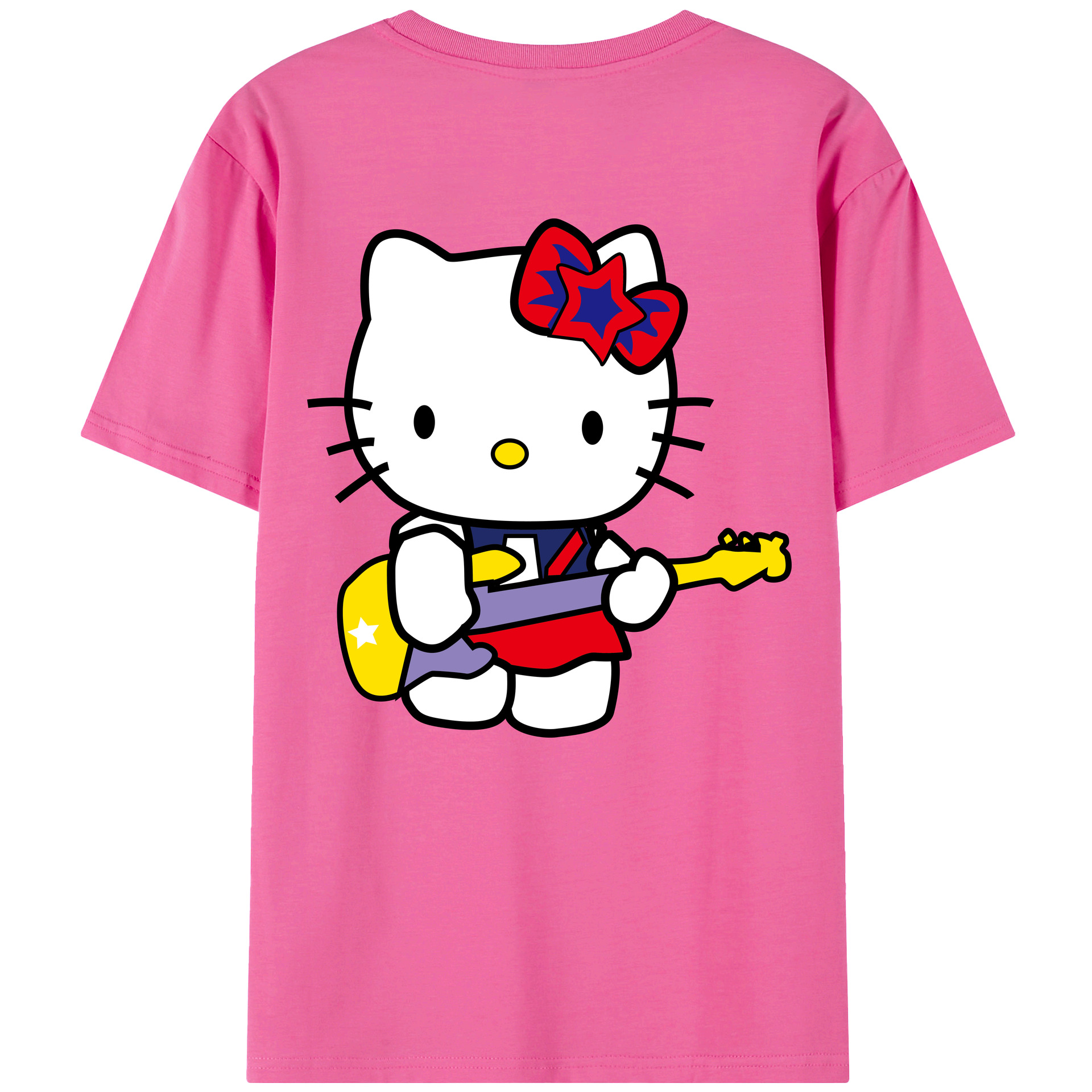 （画像用） Hello Kitty ハローキティ レディース半袖Tシャツ(バックプリント)